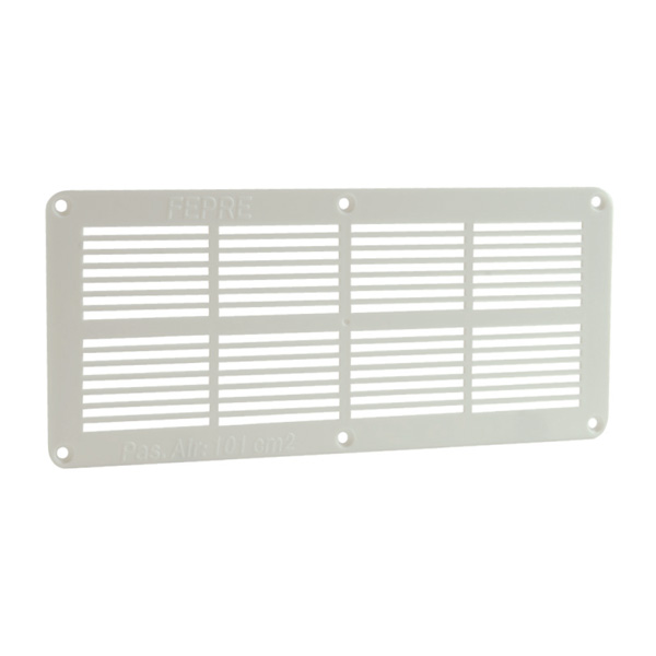 Fepre Grille De Ventilation Réglable 17x19 Mm Argenté